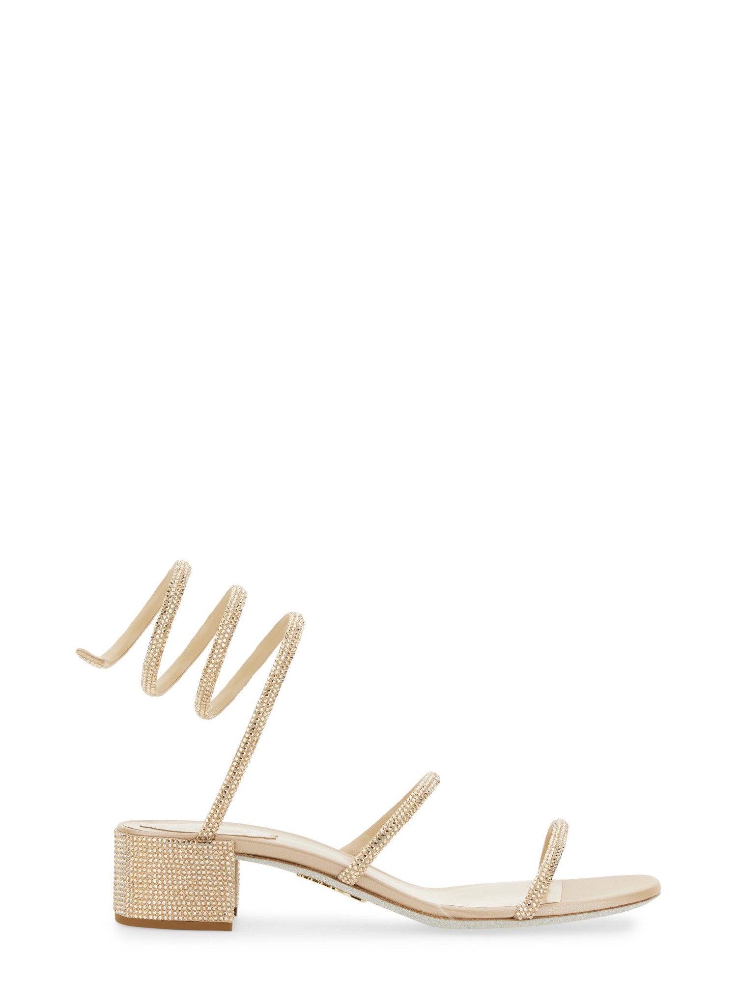 René Caovilla Sandalo "cleo" In Neutral