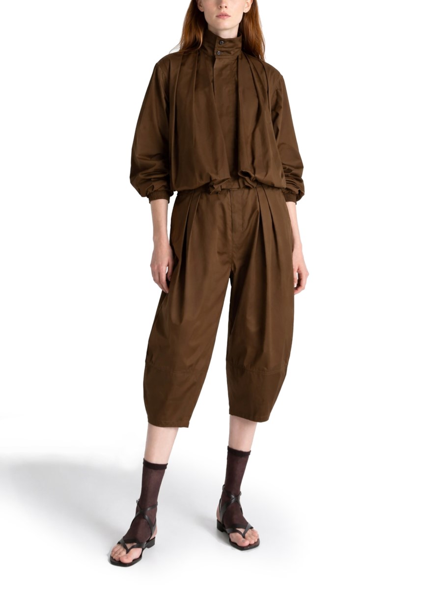 GIACCA BOMBER PLISSETTATA