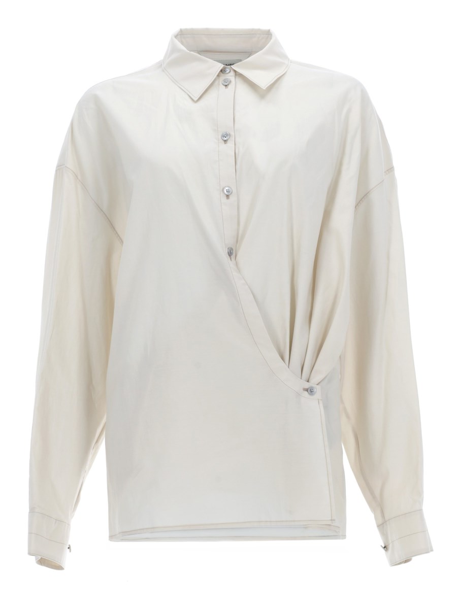 CAMICIA STRAIGHT COLLAR TWISTED