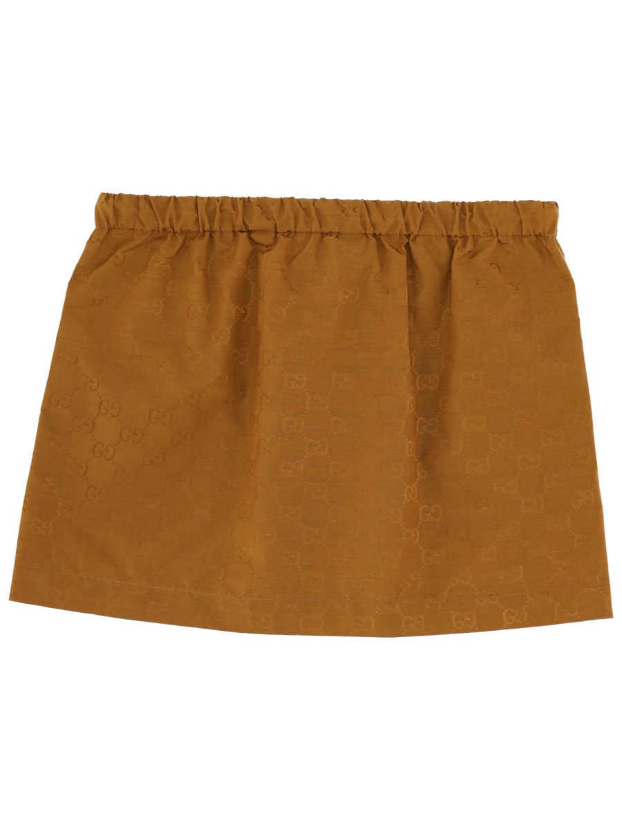 MINIGONNA CON TRAMA GG