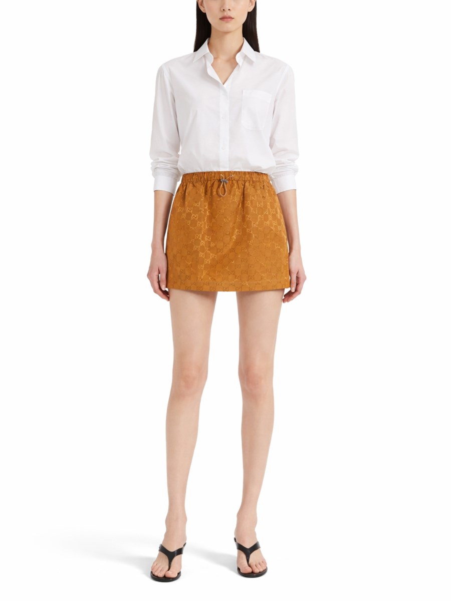 MINIGONNA CON TRAMA GG