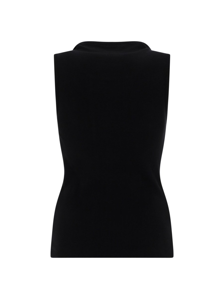 TOP ASIMMETRICO A COSTE CON SCIARPA