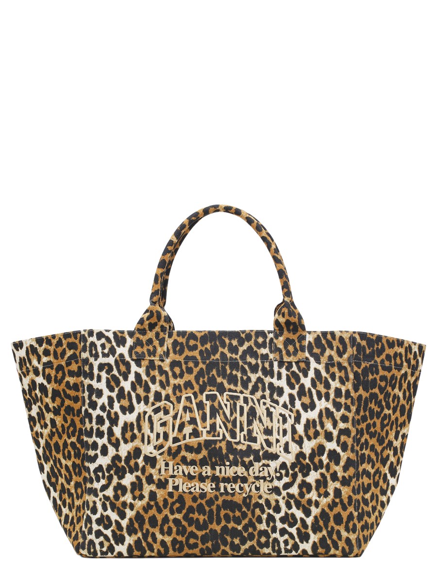 BORSA TOTE LEOPARD XXL 
