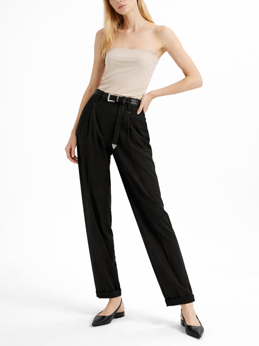 TOP A FASCIA IN COTONE