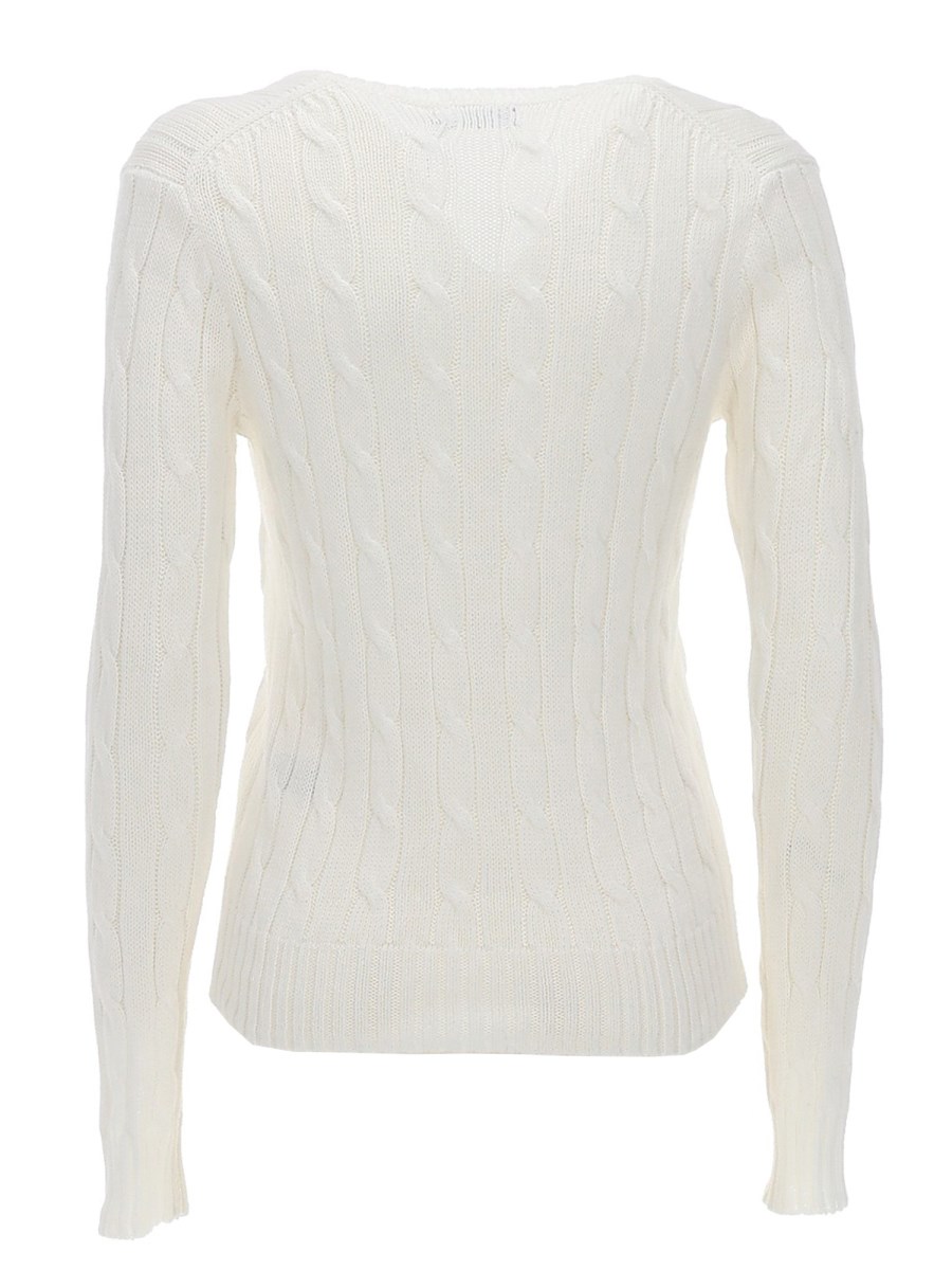 MAGLIA A TRECCE CON LOGO