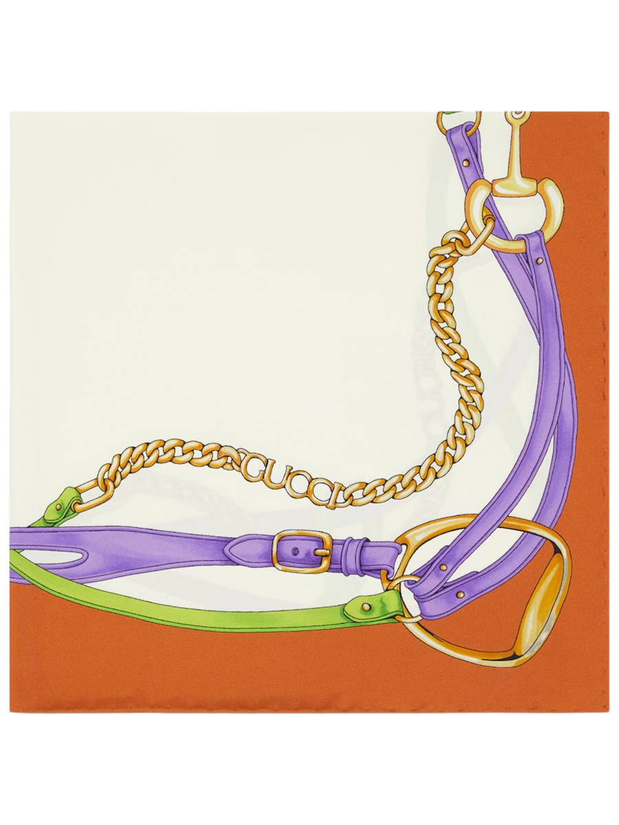 CARRÉ IN SETA STAMPATA