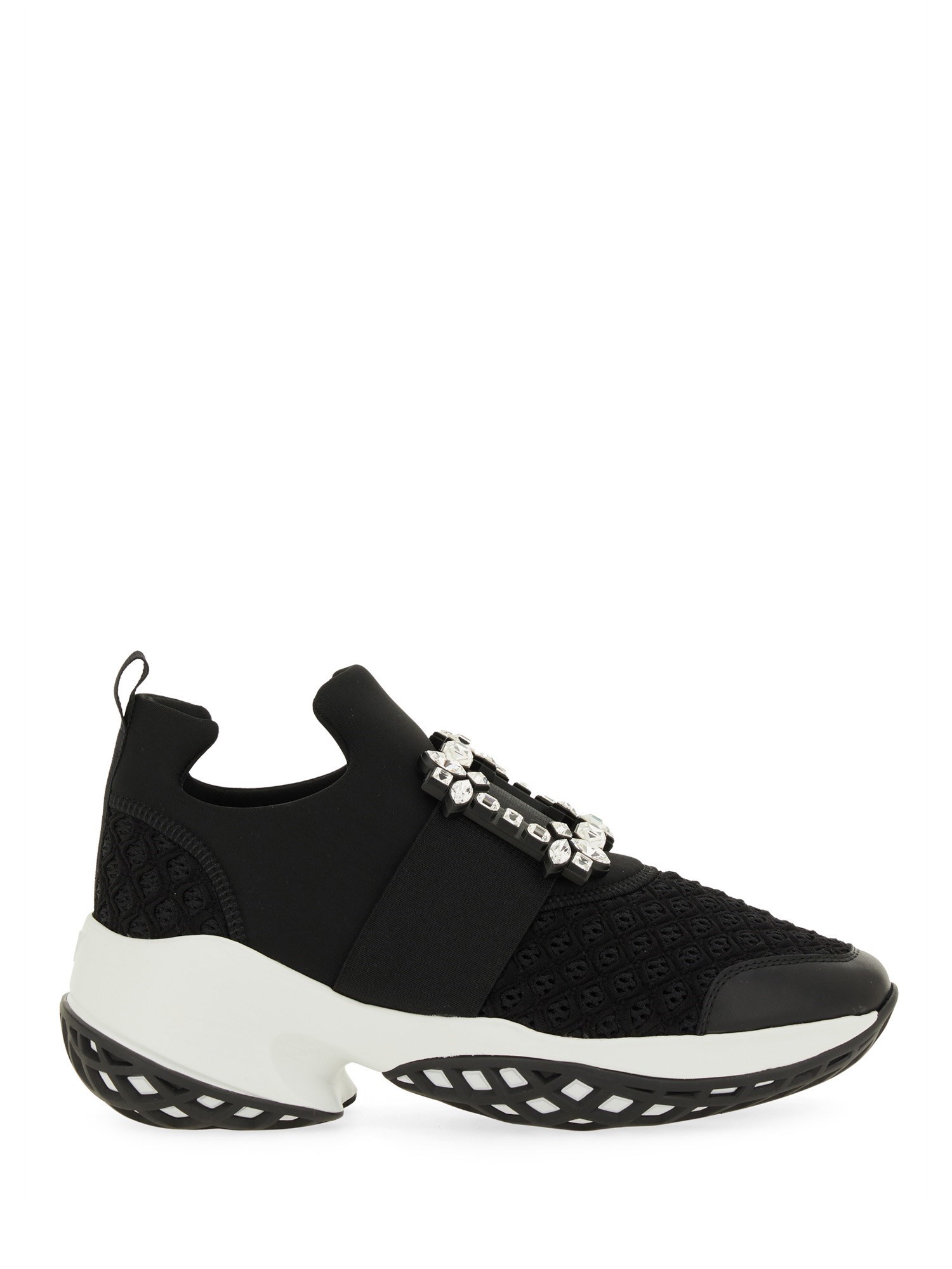 Roger Vivier "viv' Run" Sneaker In Black