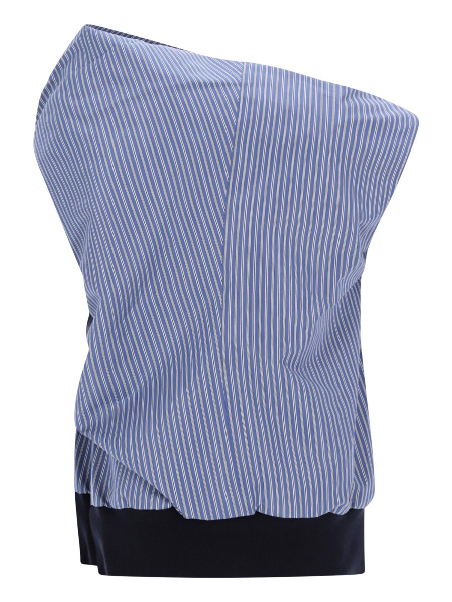 MAGLIA SMANICATA ASIMMETRICA