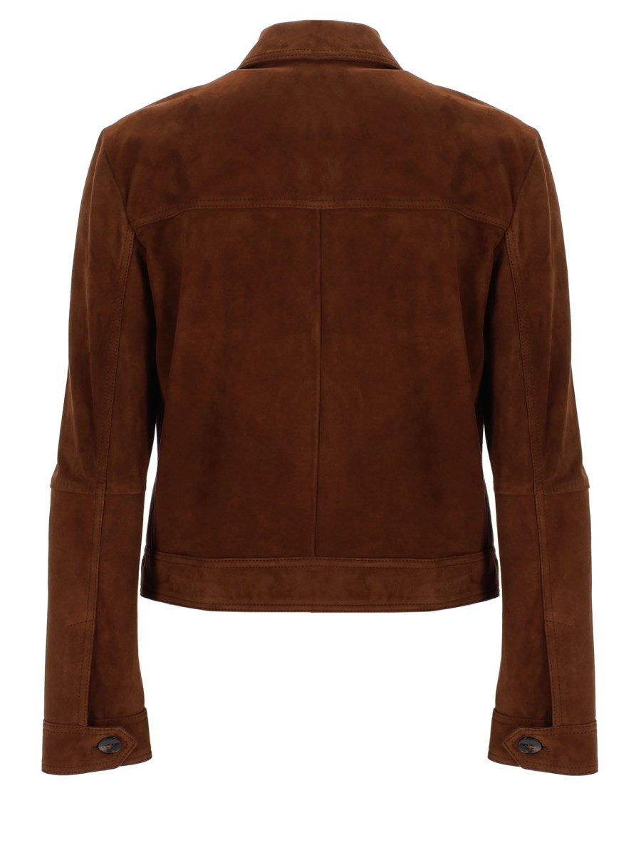 GIACCA BOXY IN SUEDE