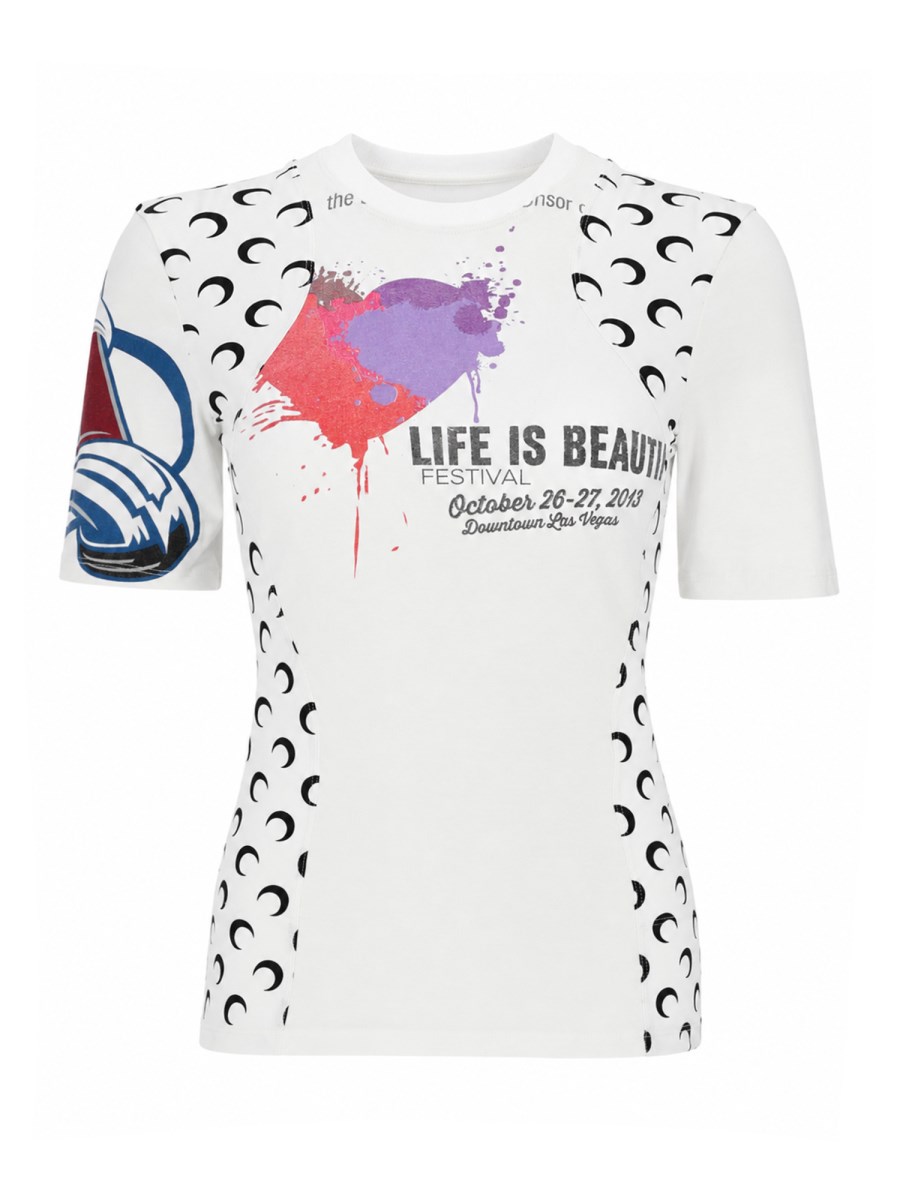 T-SHIRT UPCYCLED CON STAMPA