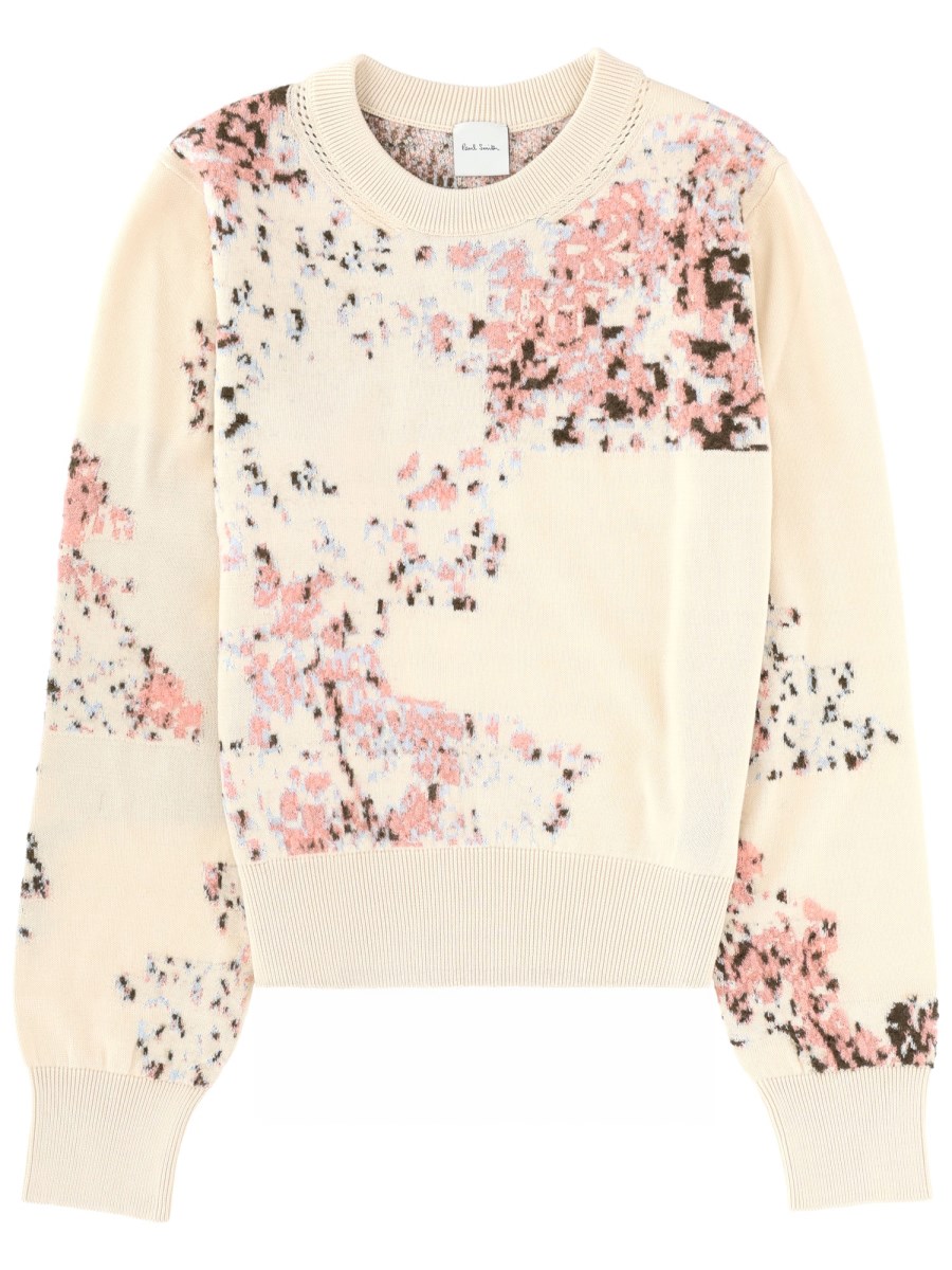 MAGLIA IN MISTO COTONE E MOHAIR