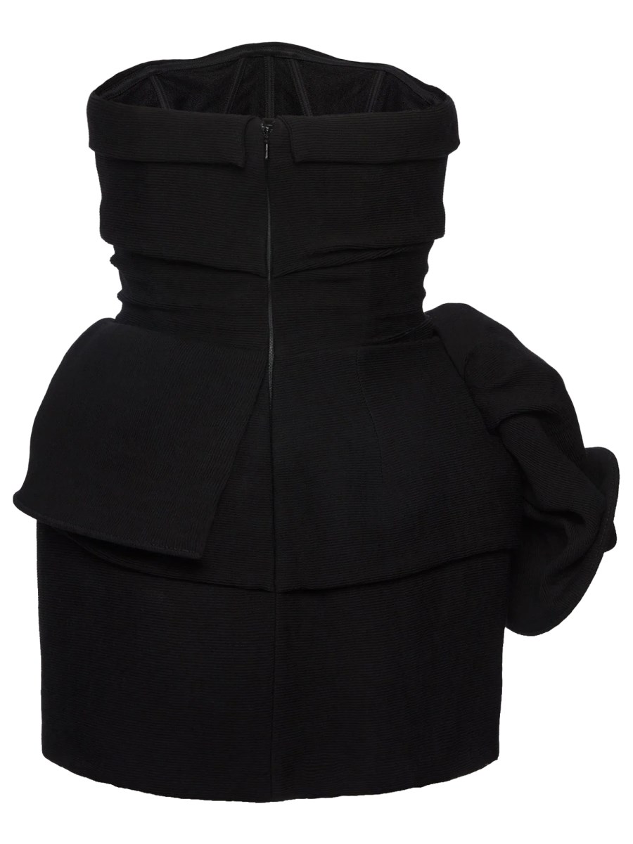 ABITO MINI CON DRAPPEGGIO