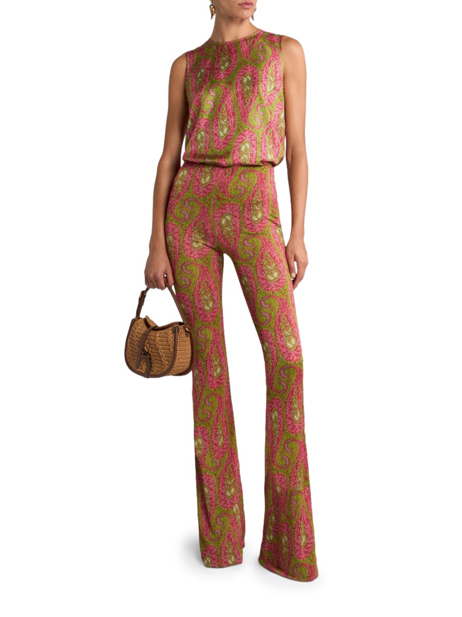 TOP CON MOTIVO PAISLEY FOLIAGE