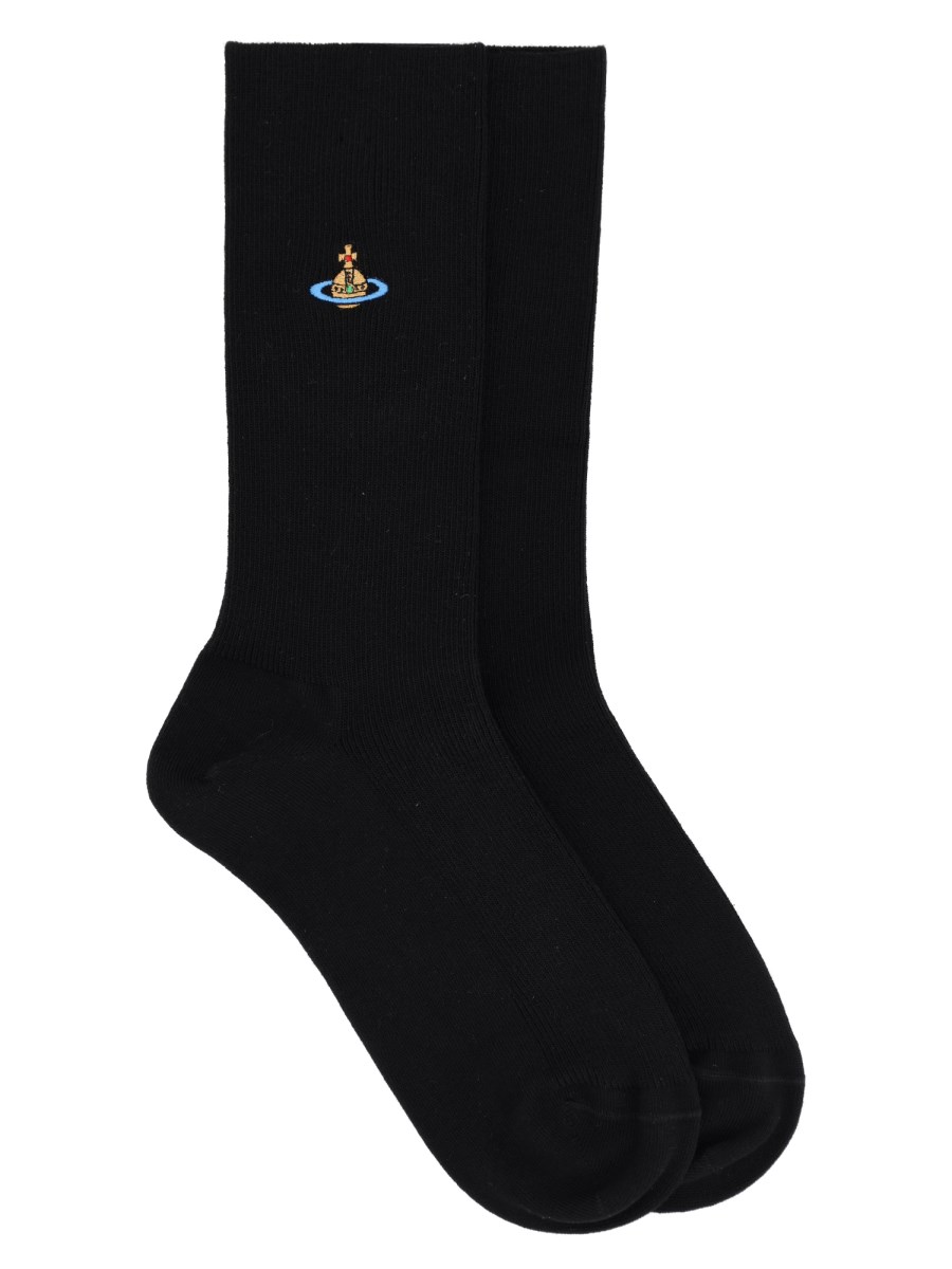 CALZINI RIBBED CREW CON ORB