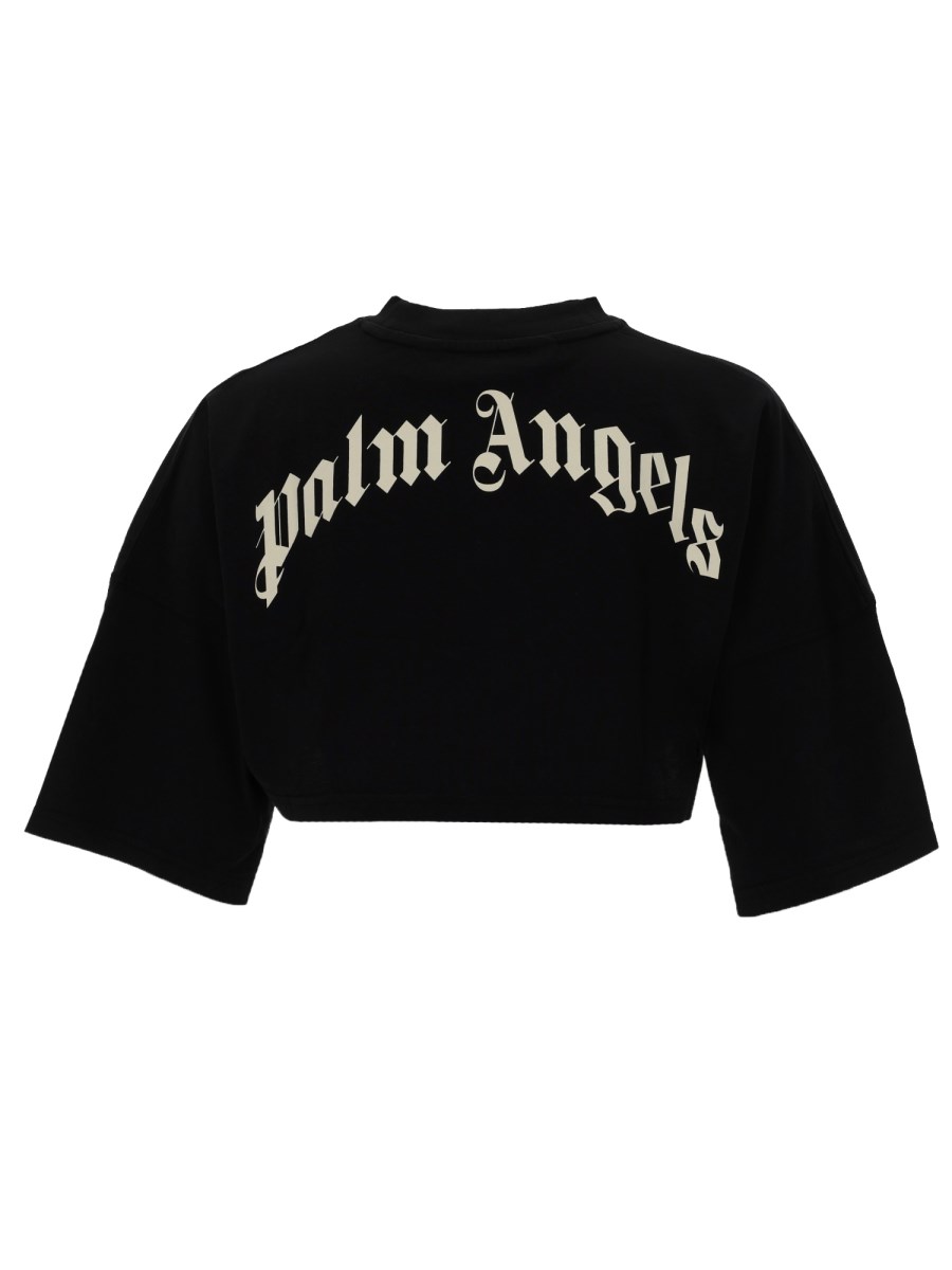 T-SHIRT CROPPED CON LOGO