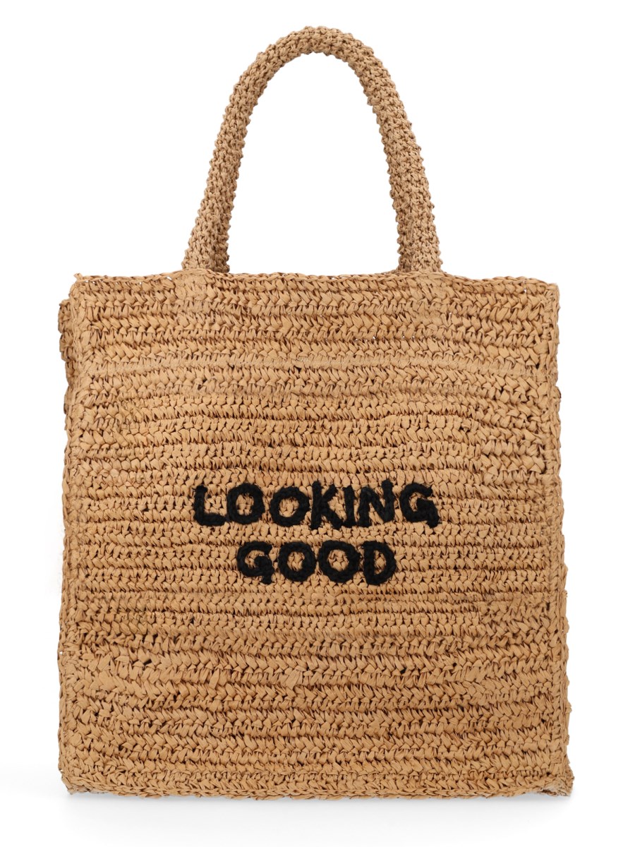 BORSA SHOPPER CON RICAMO