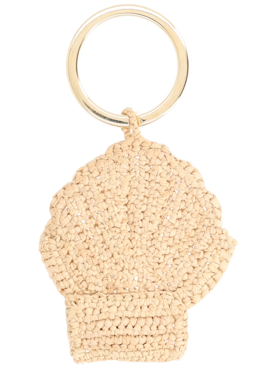 PORTACHIAVI IN RAFIA