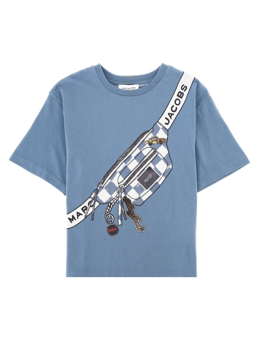 T-SHIRT CON STAMPA MARSUPIO