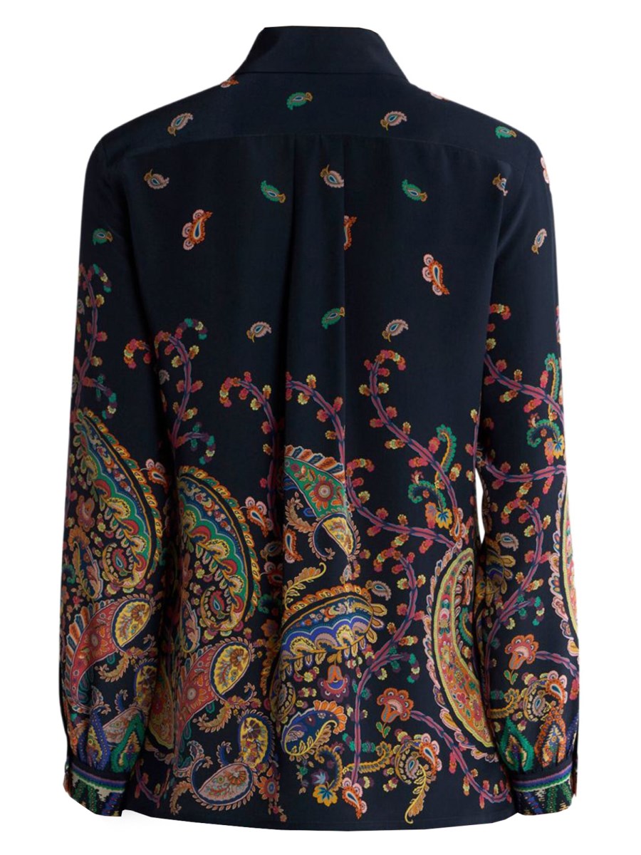 CAMICIA CON STAMPA PAISLEY FLOREALE