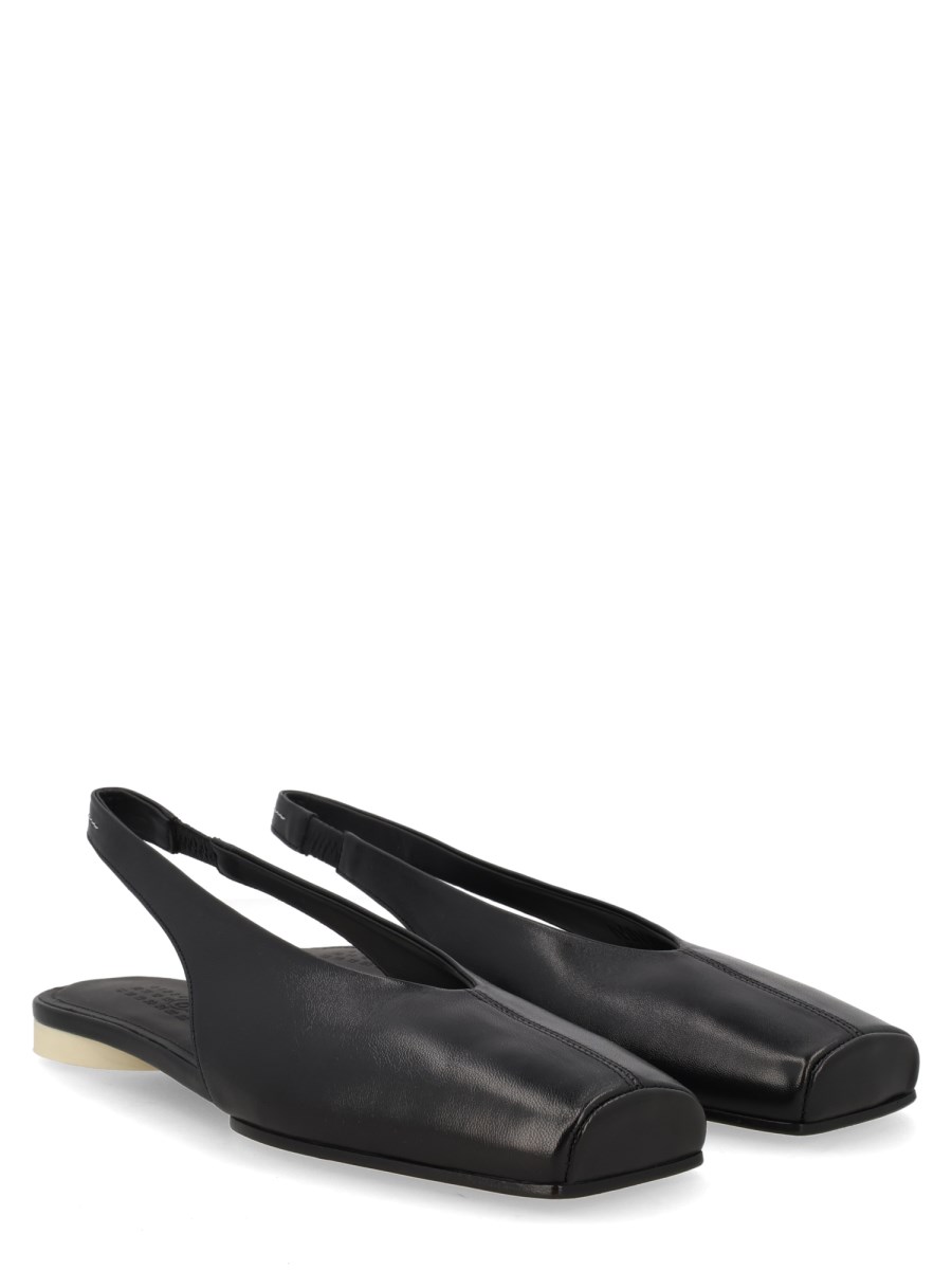 BALLERINA SLINGBACK IN PELLE