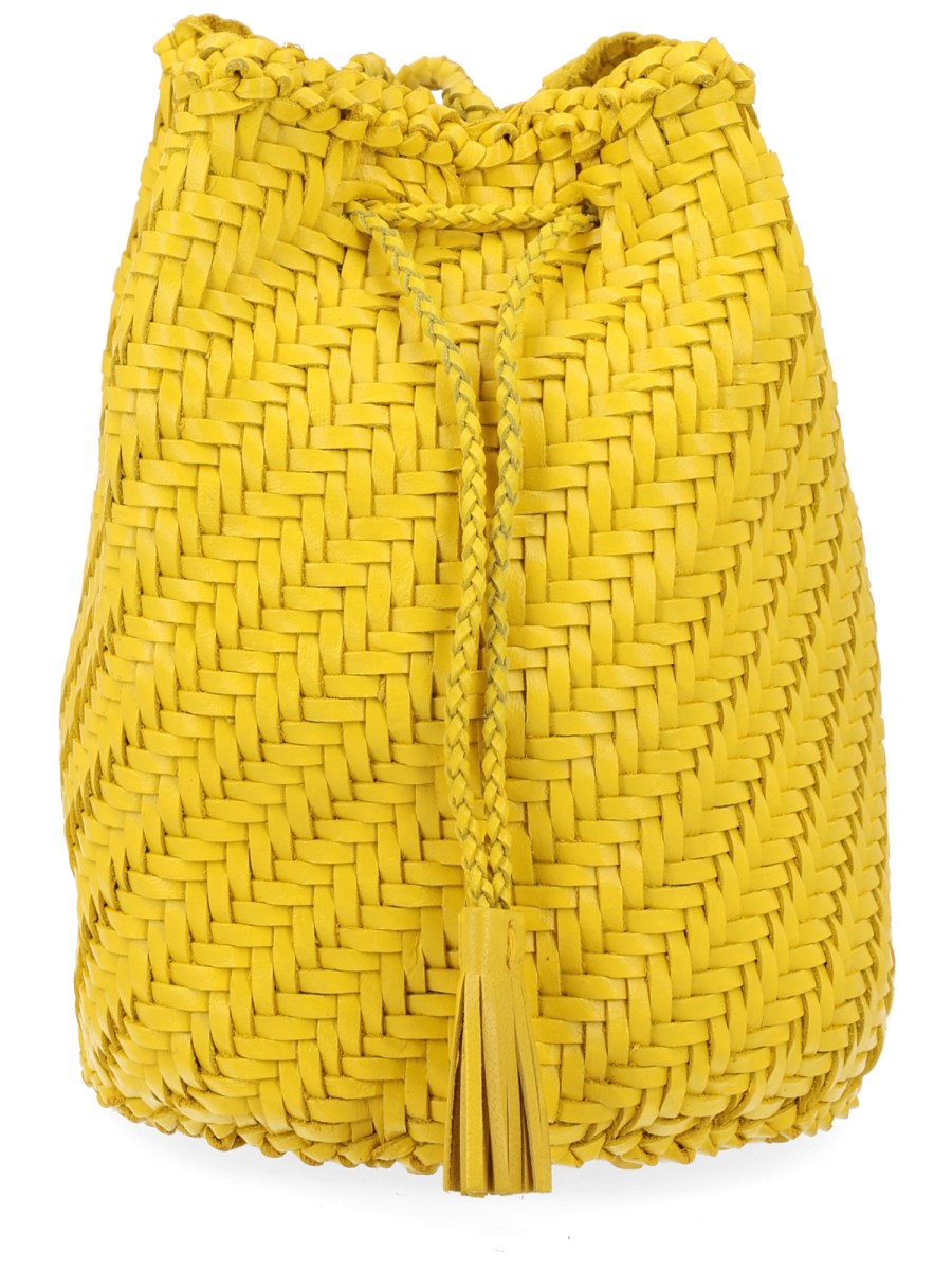 BORSA POMPOM DOUBLE JUMP TAN