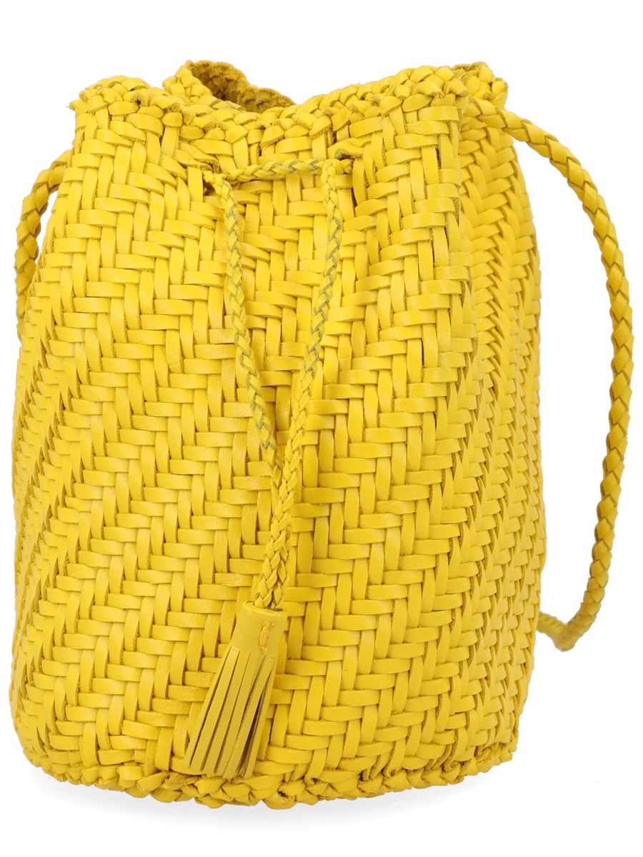 BORSA POMPOM DOUBLE JUMP TAN