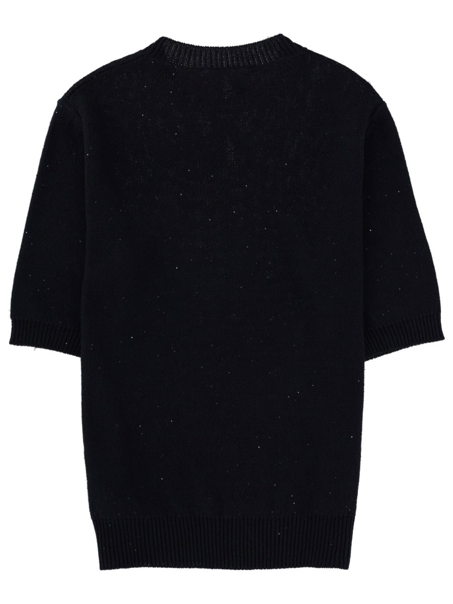 T-SHIRT IN MISTO LINO