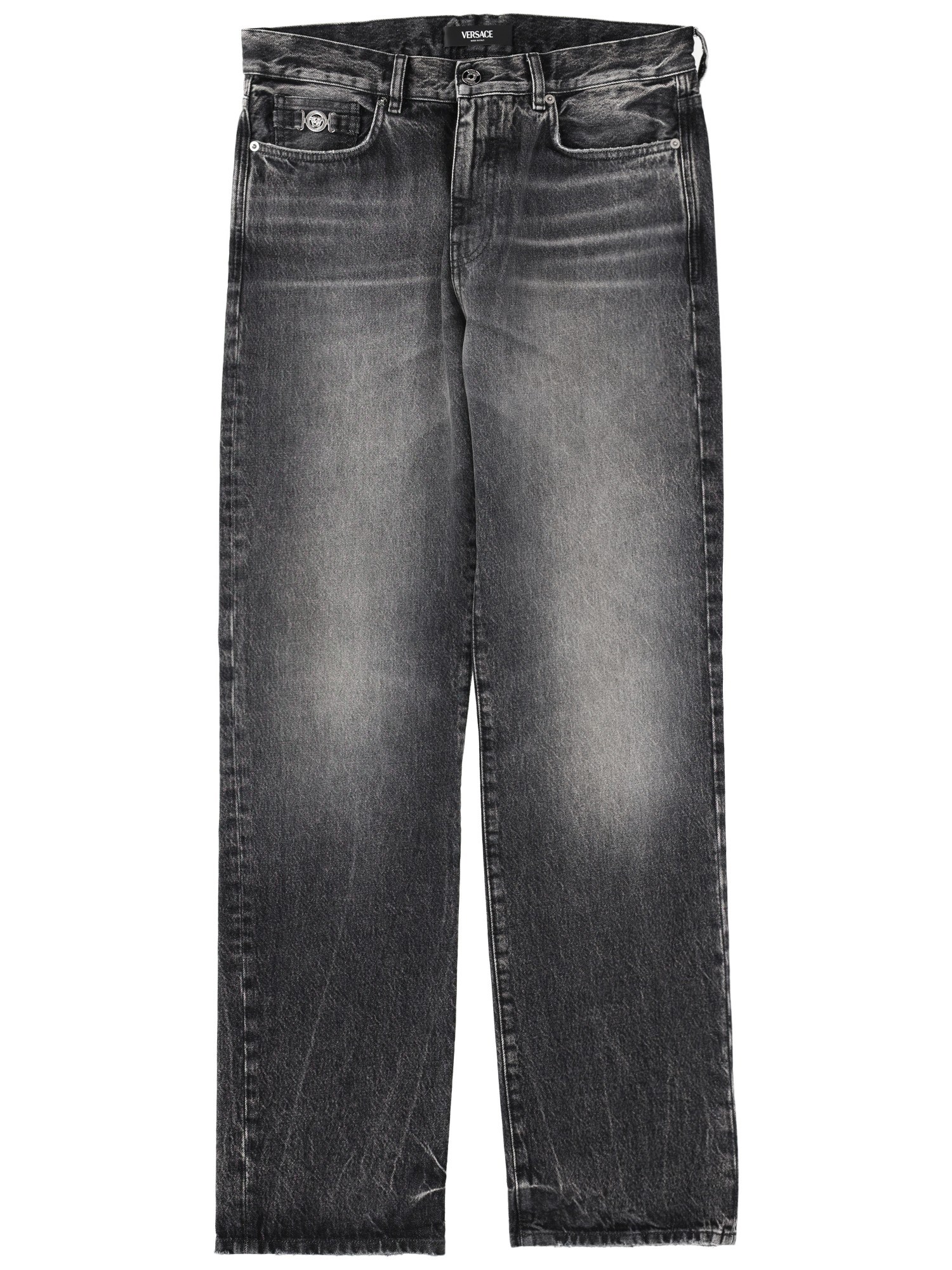 versace jeans with "medusa" detail