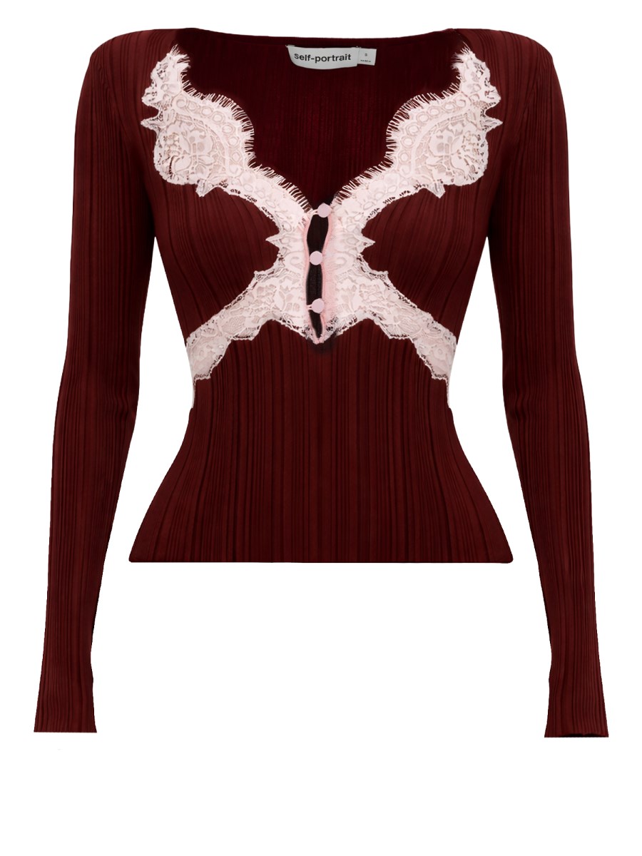 TOP CON DETTAGLI IN PIZZO