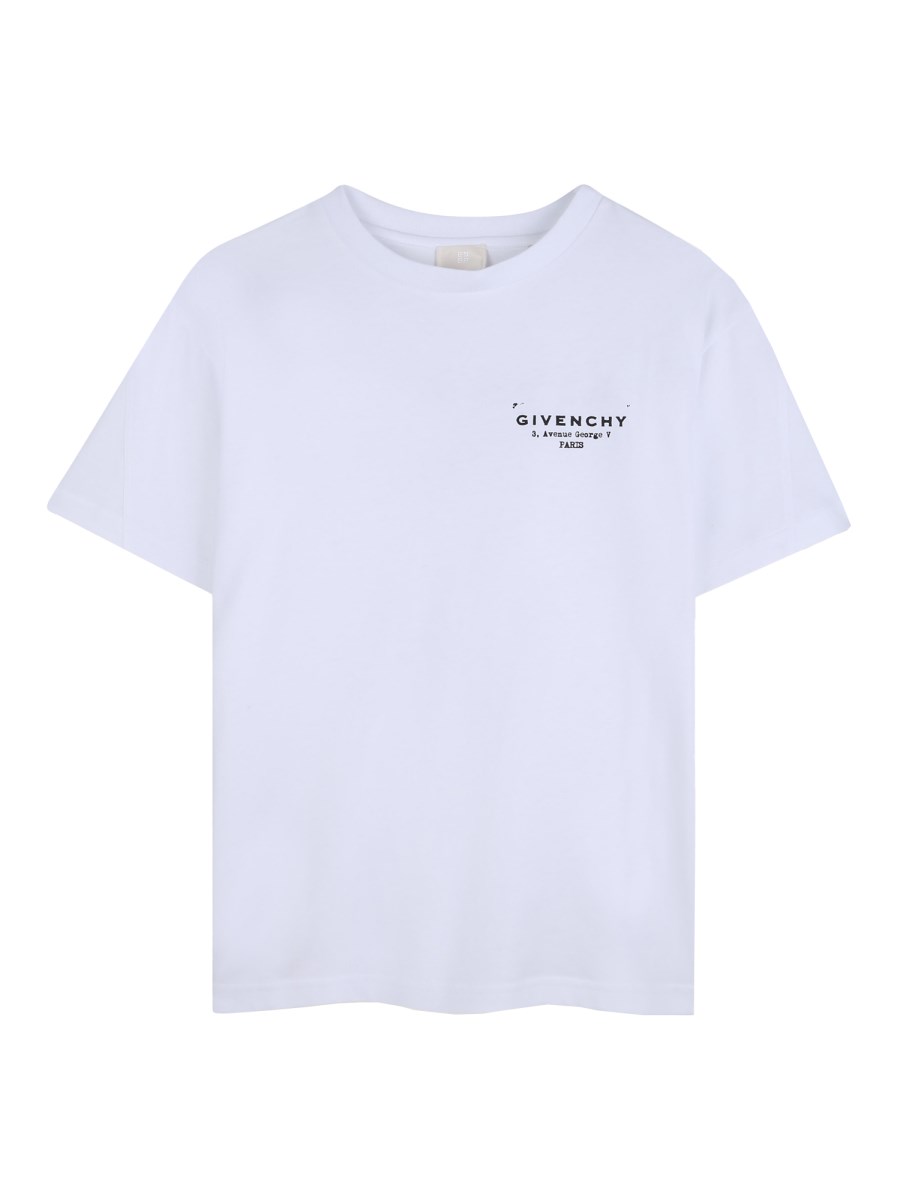 T-SHIRT CON STAMPA SUL RETRO 