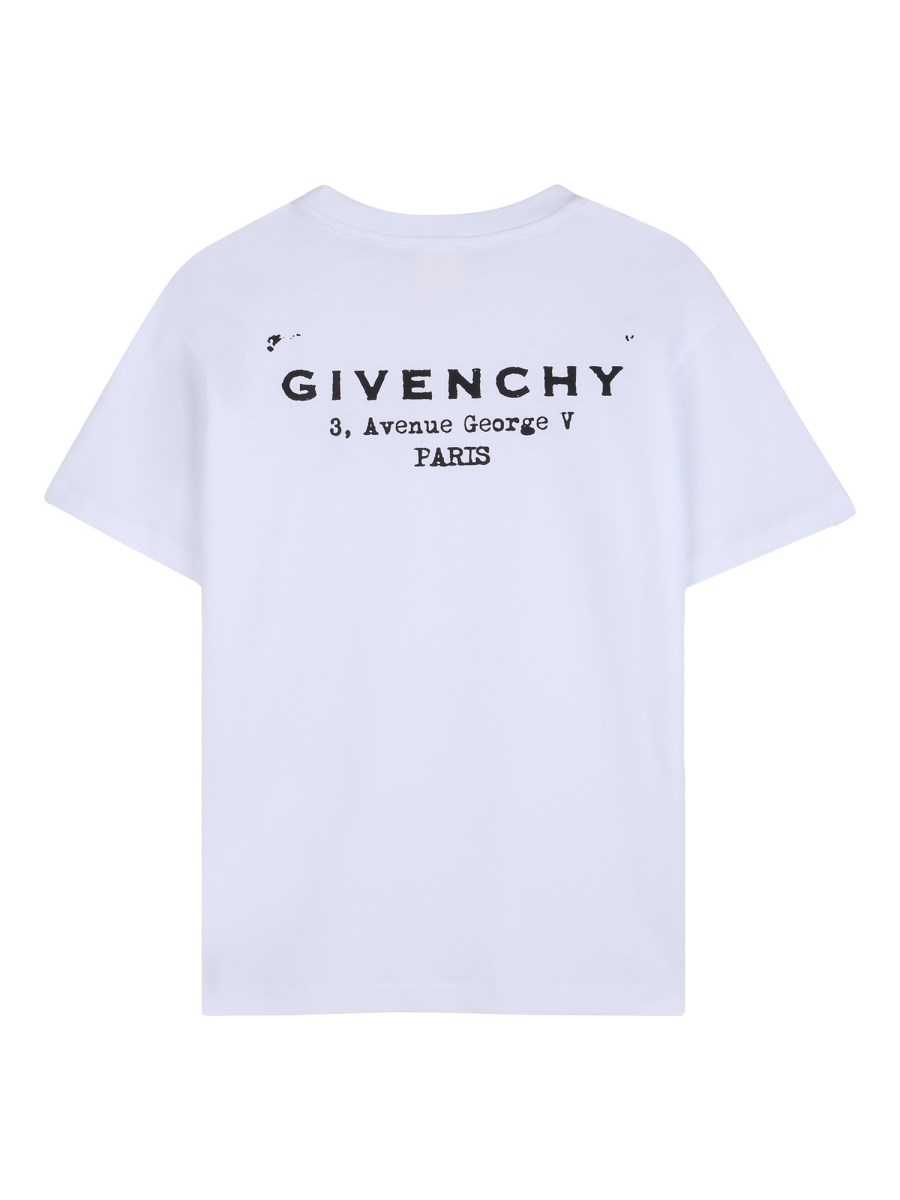 T-SHIRT CON STAMPA SUL RETRO 