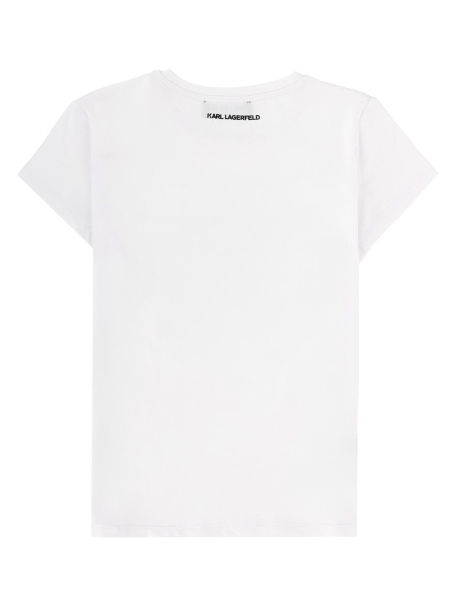 T-SHIRT CON STAMPA GLITTER 