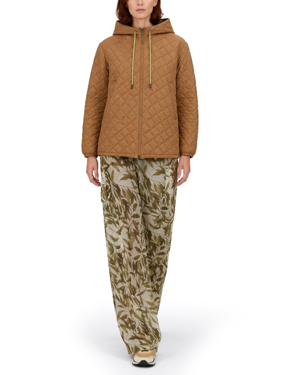 GIACCA TRAPUNTATA CON CAPPUCCIO