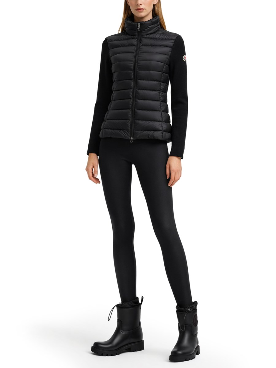 CARDIGAN IMBOTTITO IN LANA