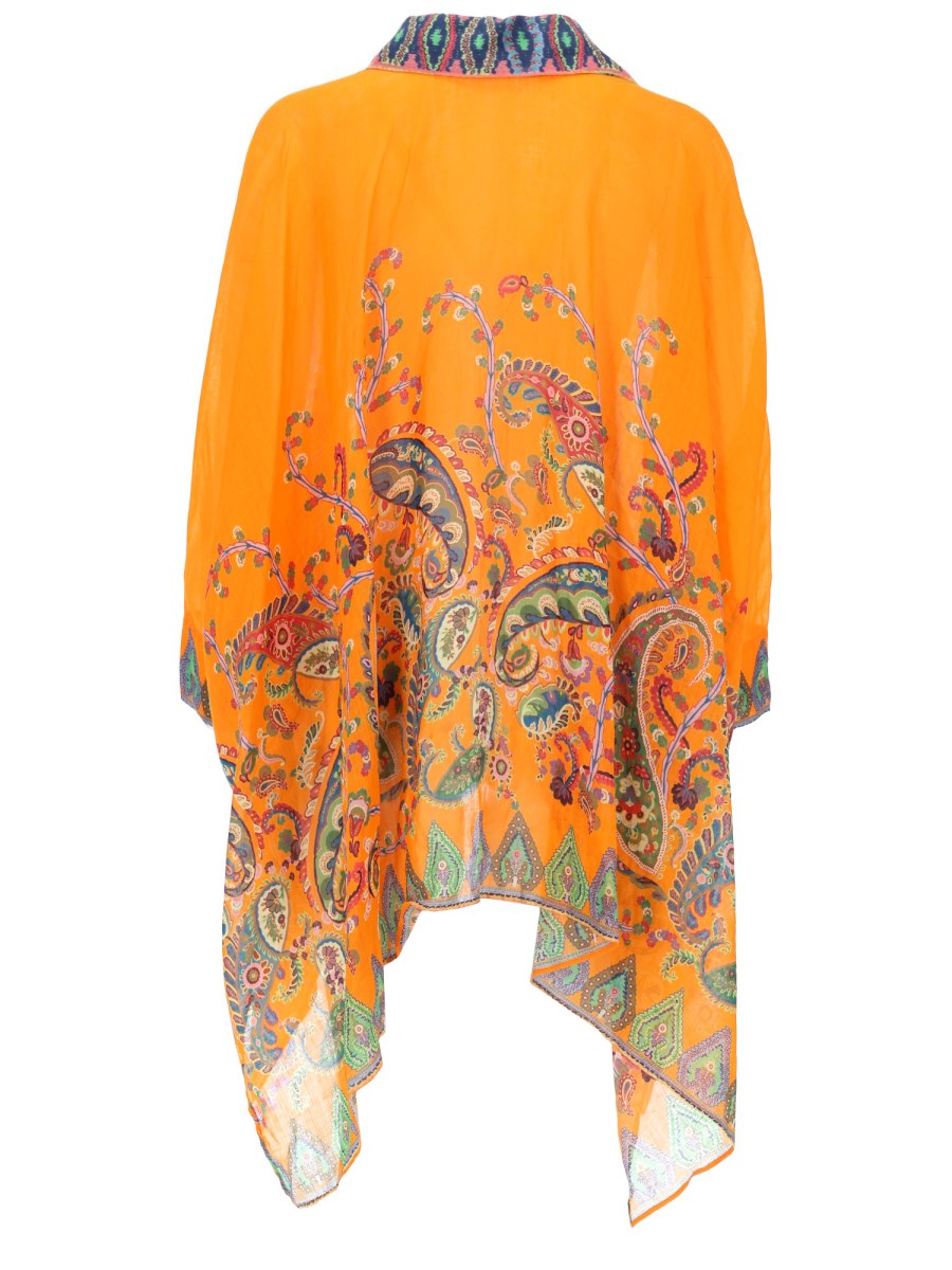 BLUSA DA SPIAGGIA CON STAMPA