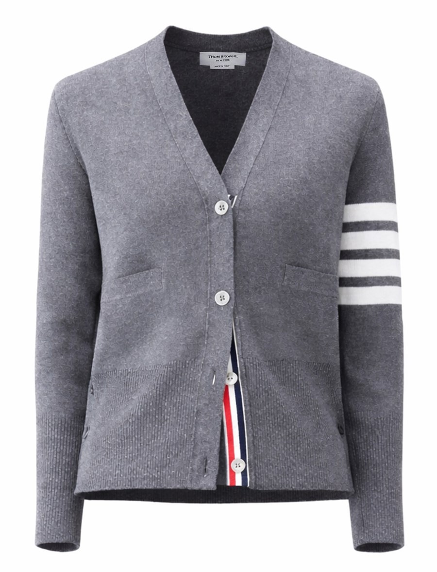 CARDIGAN CON SCOLLO A V 