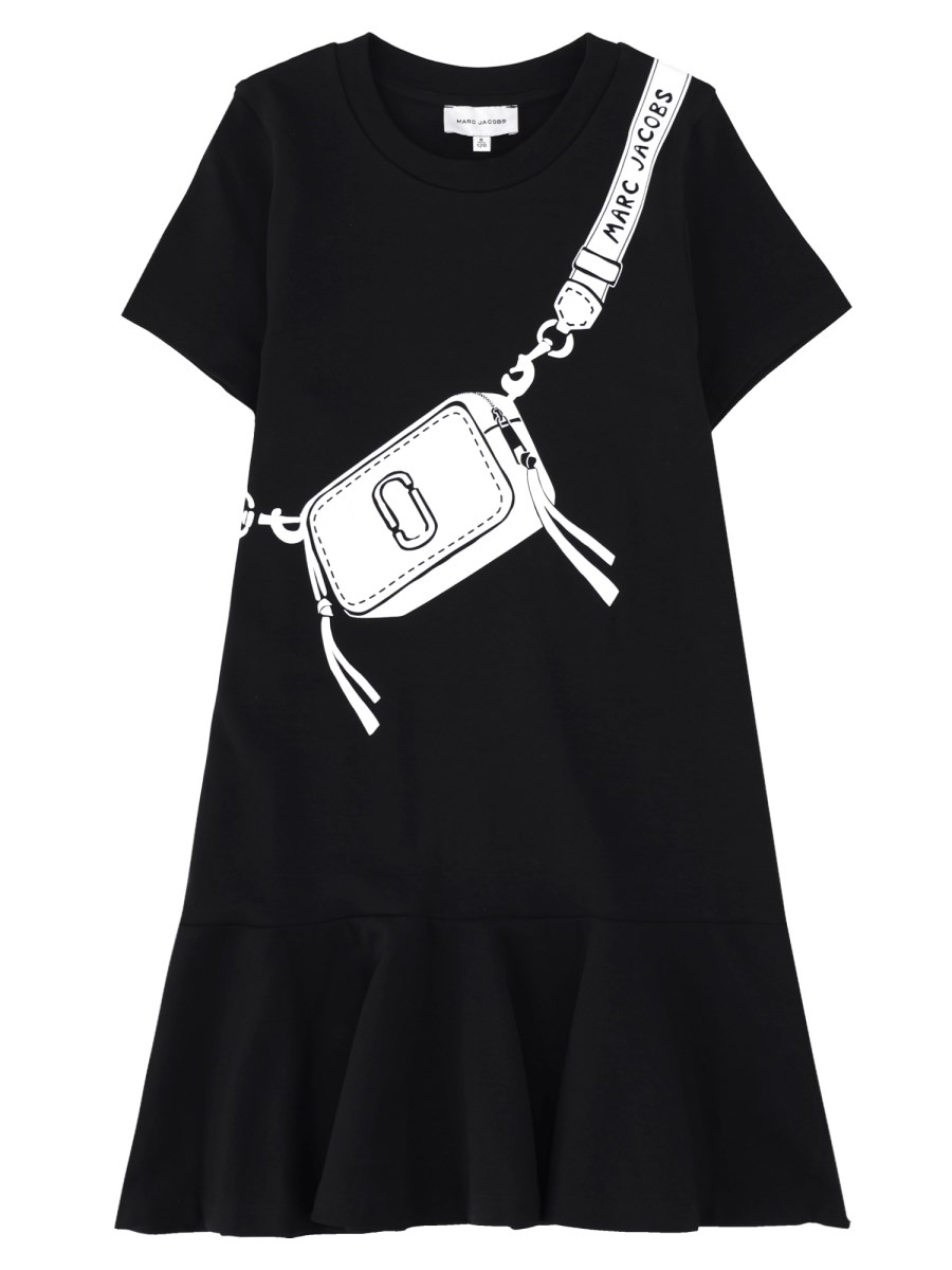 VESTITO CON STAMPA BORSA
