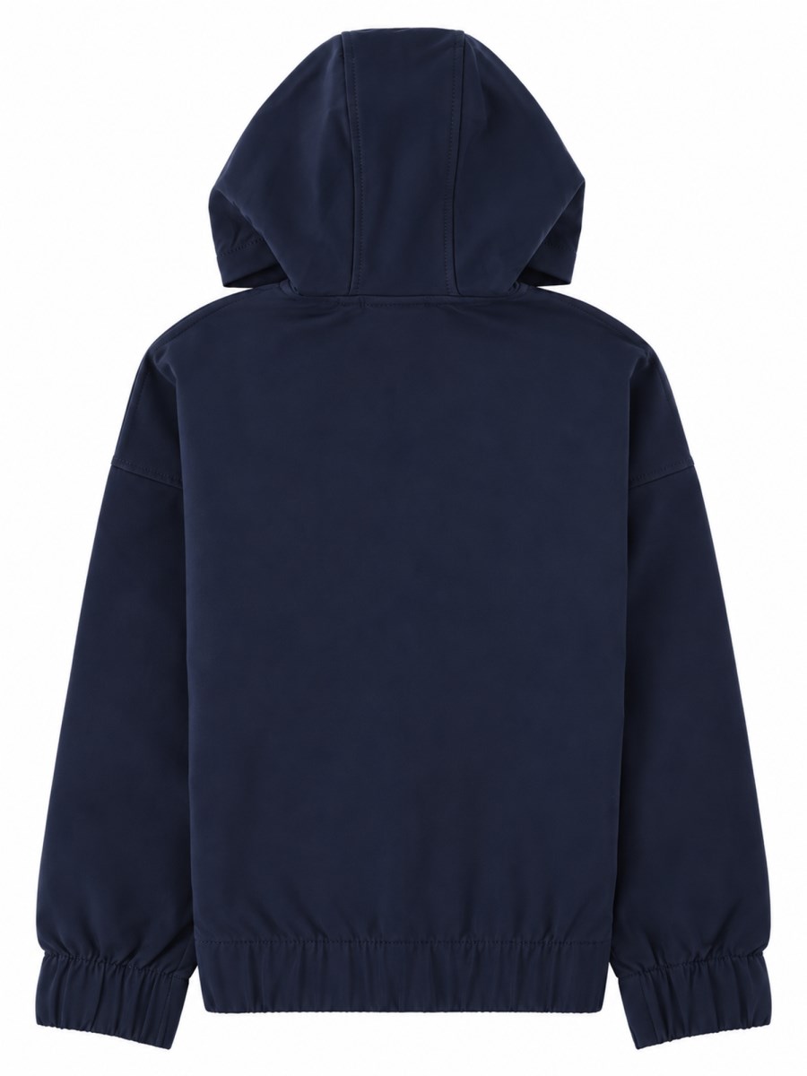 Giacca a vento con cappuccio e zip
