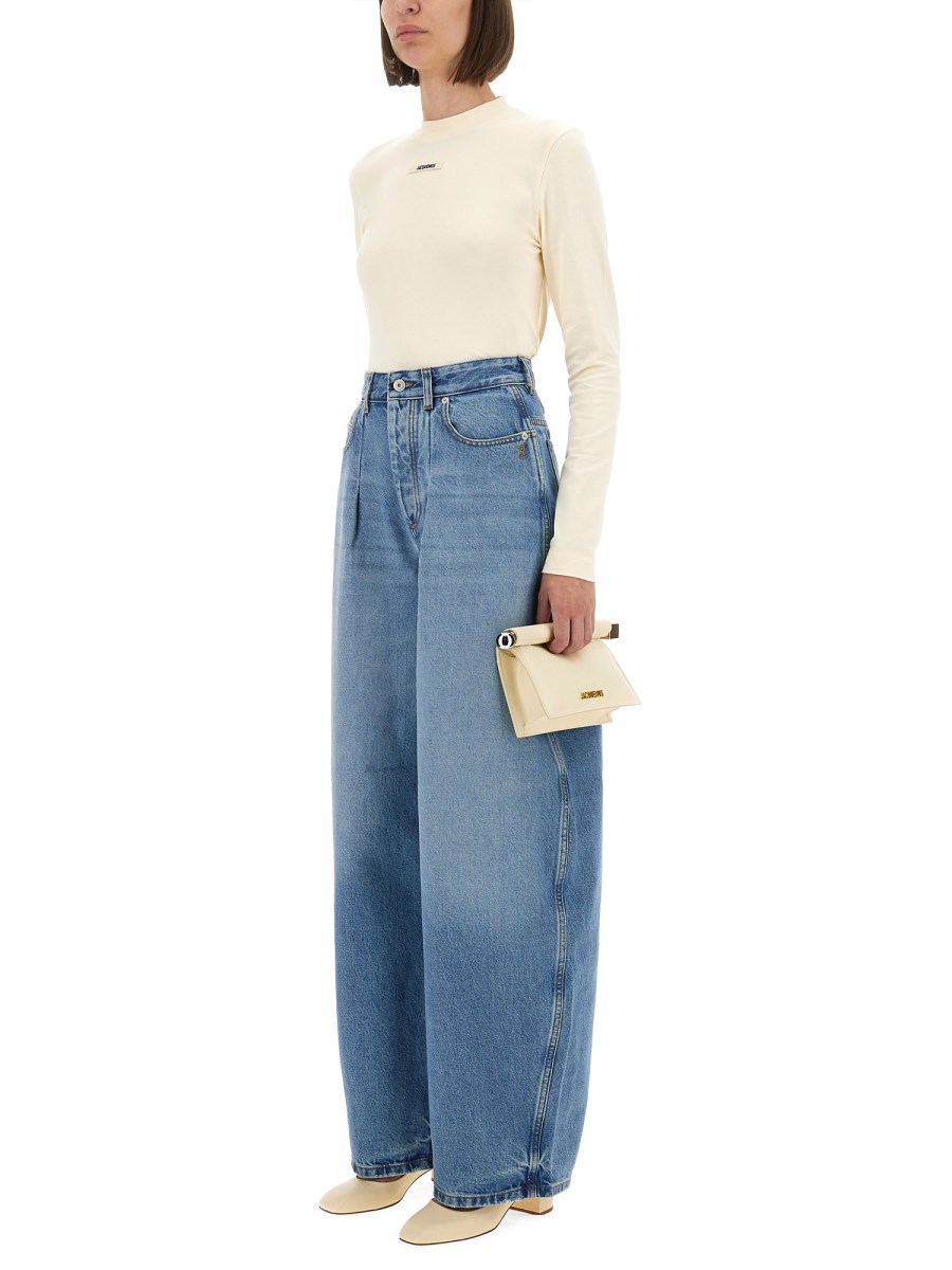 LA MAGLIETTA A MANICHE LUNGHE GROS GRAIN