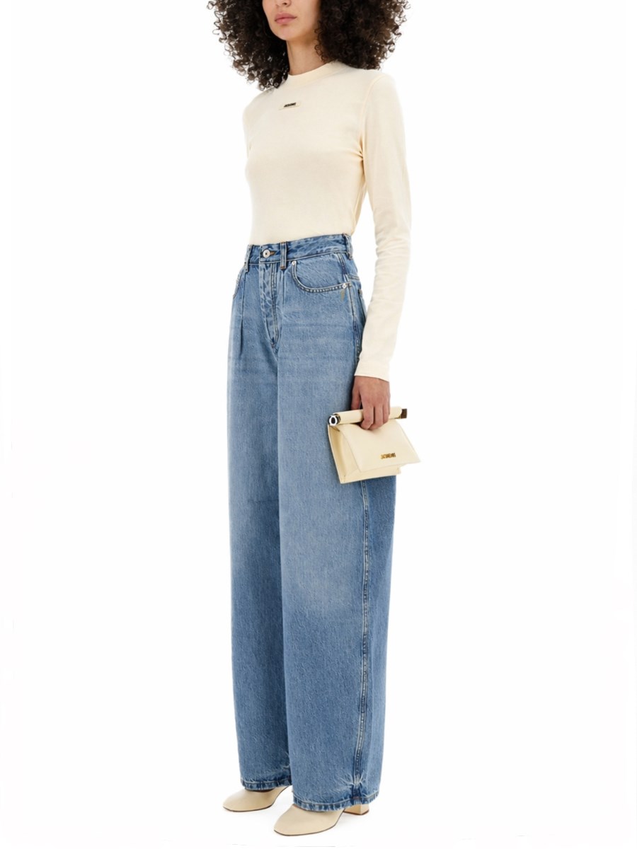 LA MAGLIETTA A MANICHE LUNGHE GROS GRAIN