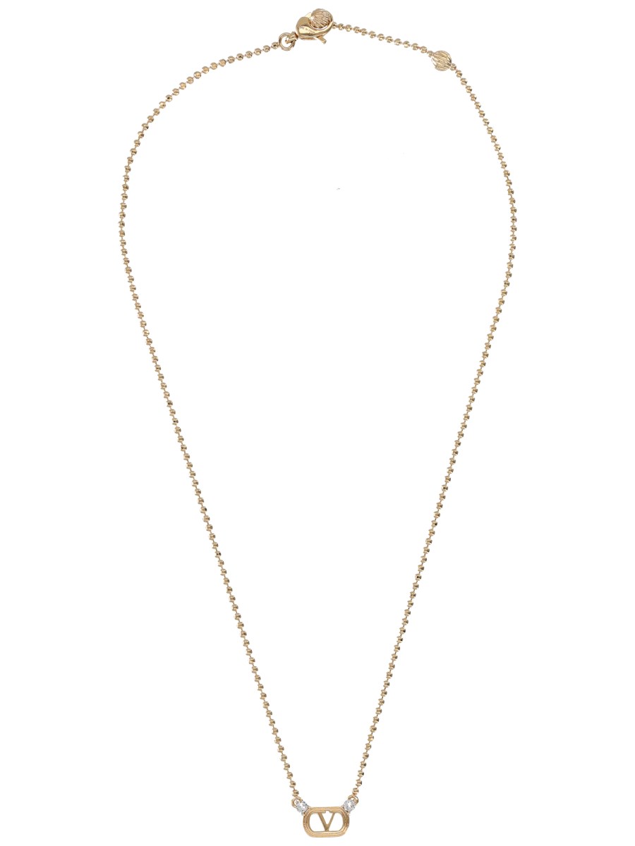 COLLANA OVALETTE CON LOGO