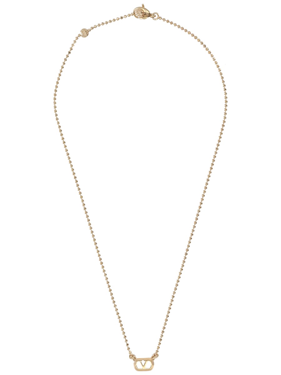 COLLANA OVALETTE CON LOGO