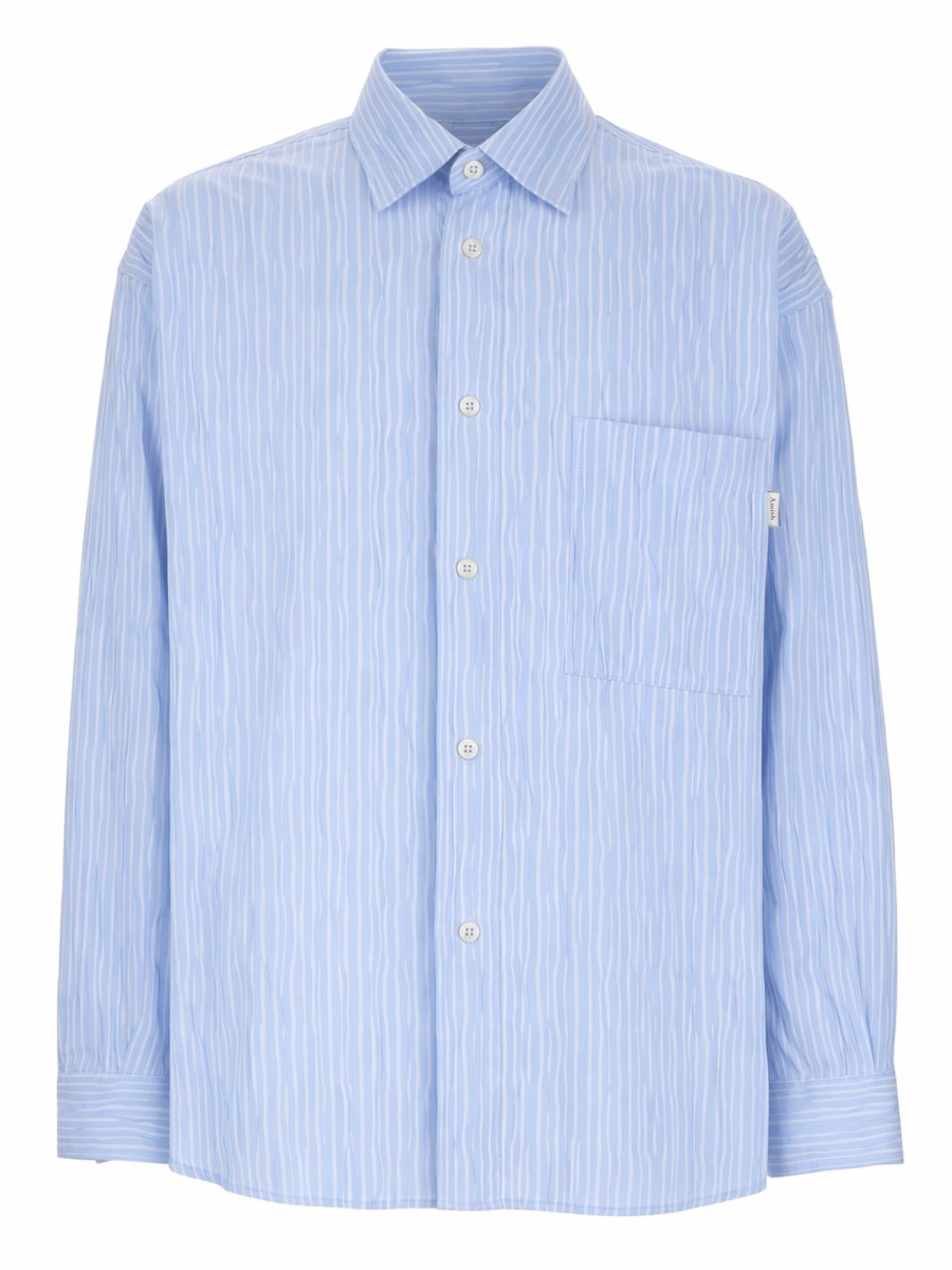 CAMICIA IN COTONE CRINCKLE