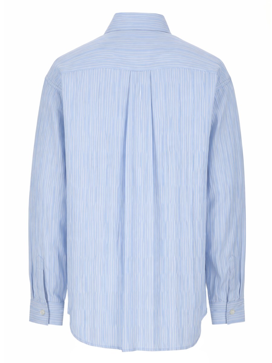 CAMICIA IN COTONE CRINCKLE