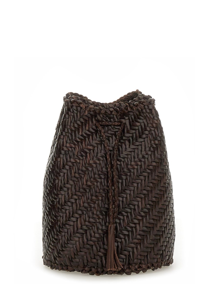 BORSA POMPOM DOUBLE JUMP TAN