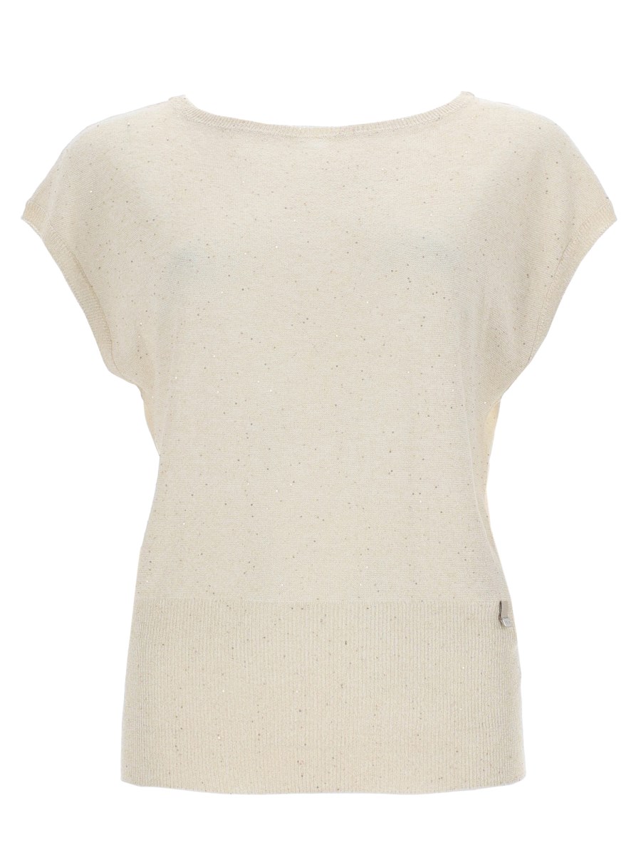 T-SHIRT CON PAILLETTES