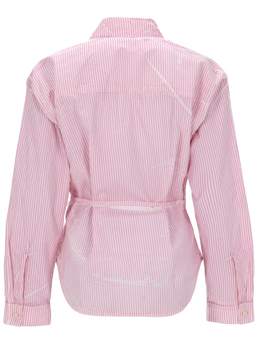 CAMICIA IN POPELINE AVVOLGENTE