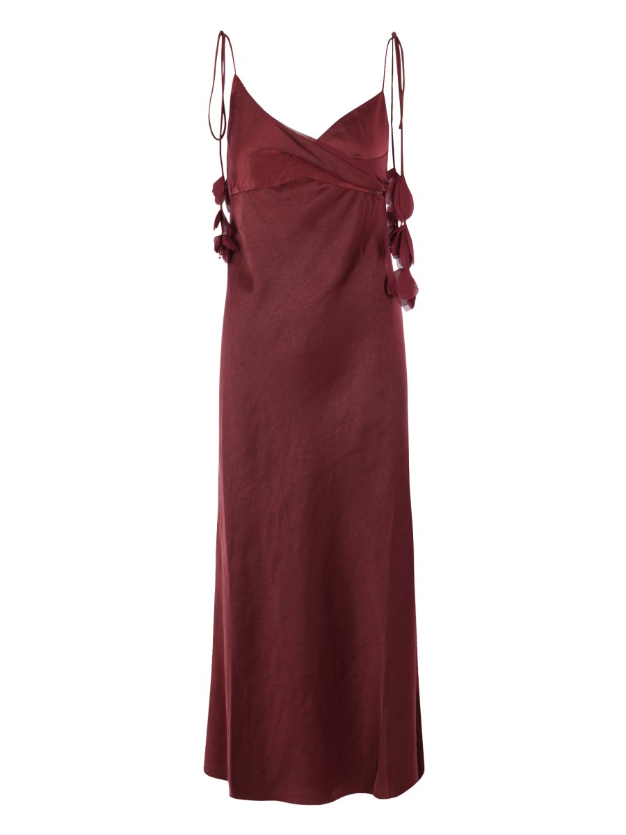 ABITO LUNGO CON MOTIVI FLOREALI