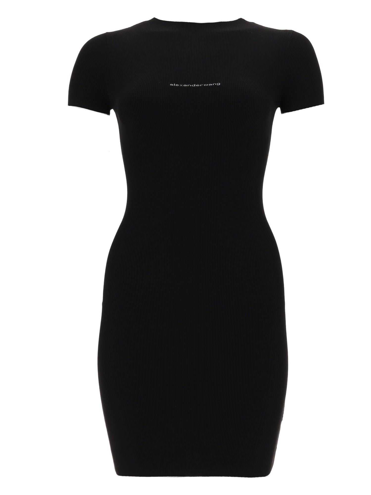 alexander wang mini dress with logo