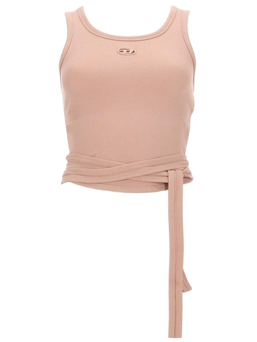CROP TOP T-ANKY-TAIL CON LACCI